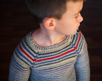 Striped Pullover Crochet Pattern No. 4