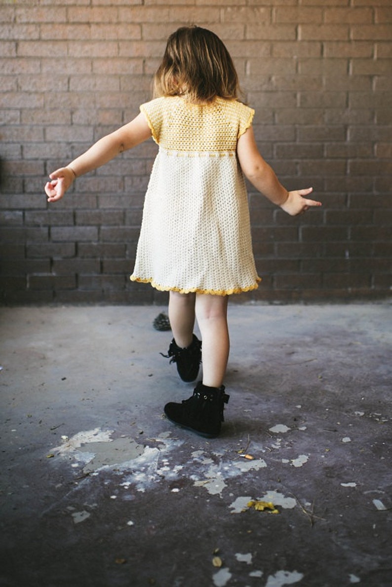 Crochet Pinafore Dress Pattern No. 14 image 1