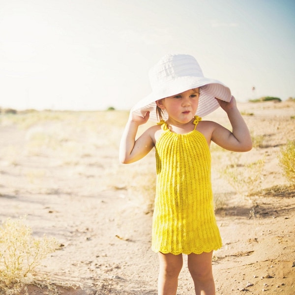 Super Easy Crochet Pattern Toddler Dress Pattern No. 13