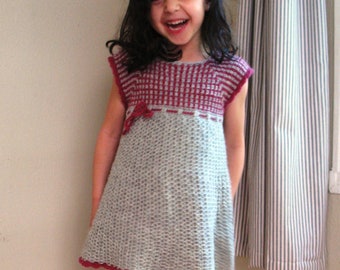 Kids Crochet Dress Pattern No. 14