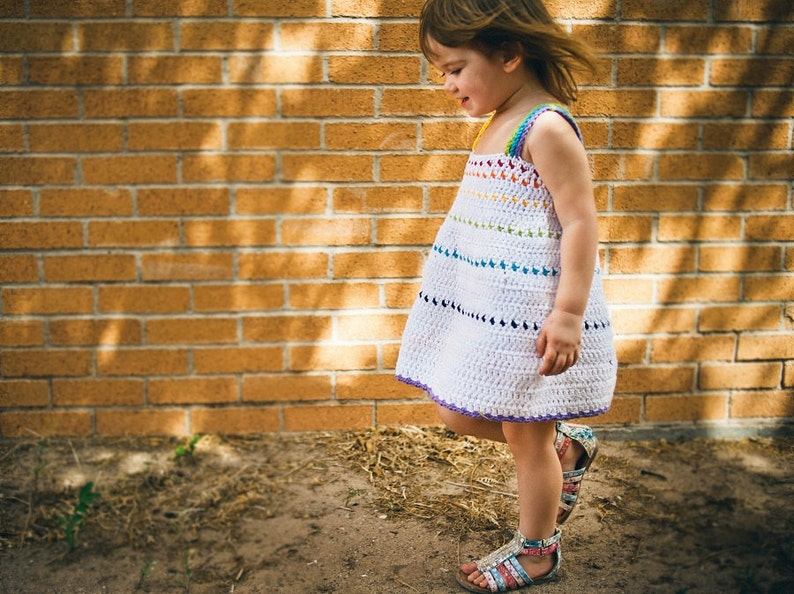 Toddler Crochet Dress Pattern No. 8 image 3