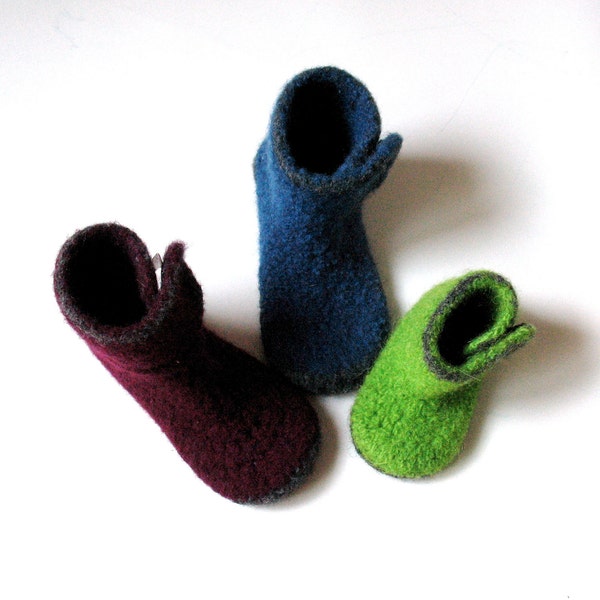 Felted Kids Slipper Crochet Pattern No. 10