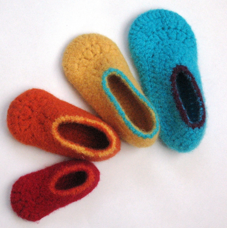 Toddler Slipper Crochet Pattern No. 7 image 4