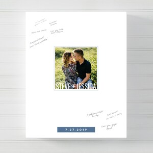 Photo Wedding Guest Book Alternative, Wedding Guest Book Canvas, Unique Wedding Guestbook, Guest Signatures, Modern Wedding, Wedding Decor