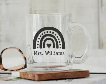 Gift for Teacher, Personalized Teacher Mug, Teacher Coffee Mug, Teacher Appreciation Gift, Custom Best Teacher Gift