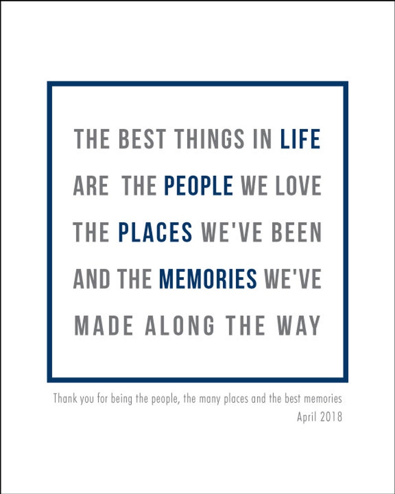 Custom Quote Poster Personalized Text Print inspirational Etsy