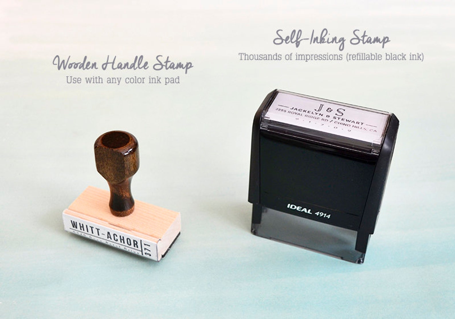 Personalized Wedding Stamp Wedding Favor Stamp Rustic Etsy