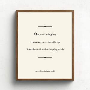 Custom Quote, Literary Print, Custom Poem, Book Page Art, Poem Gift, Book Lover Gift, UNFRAMED