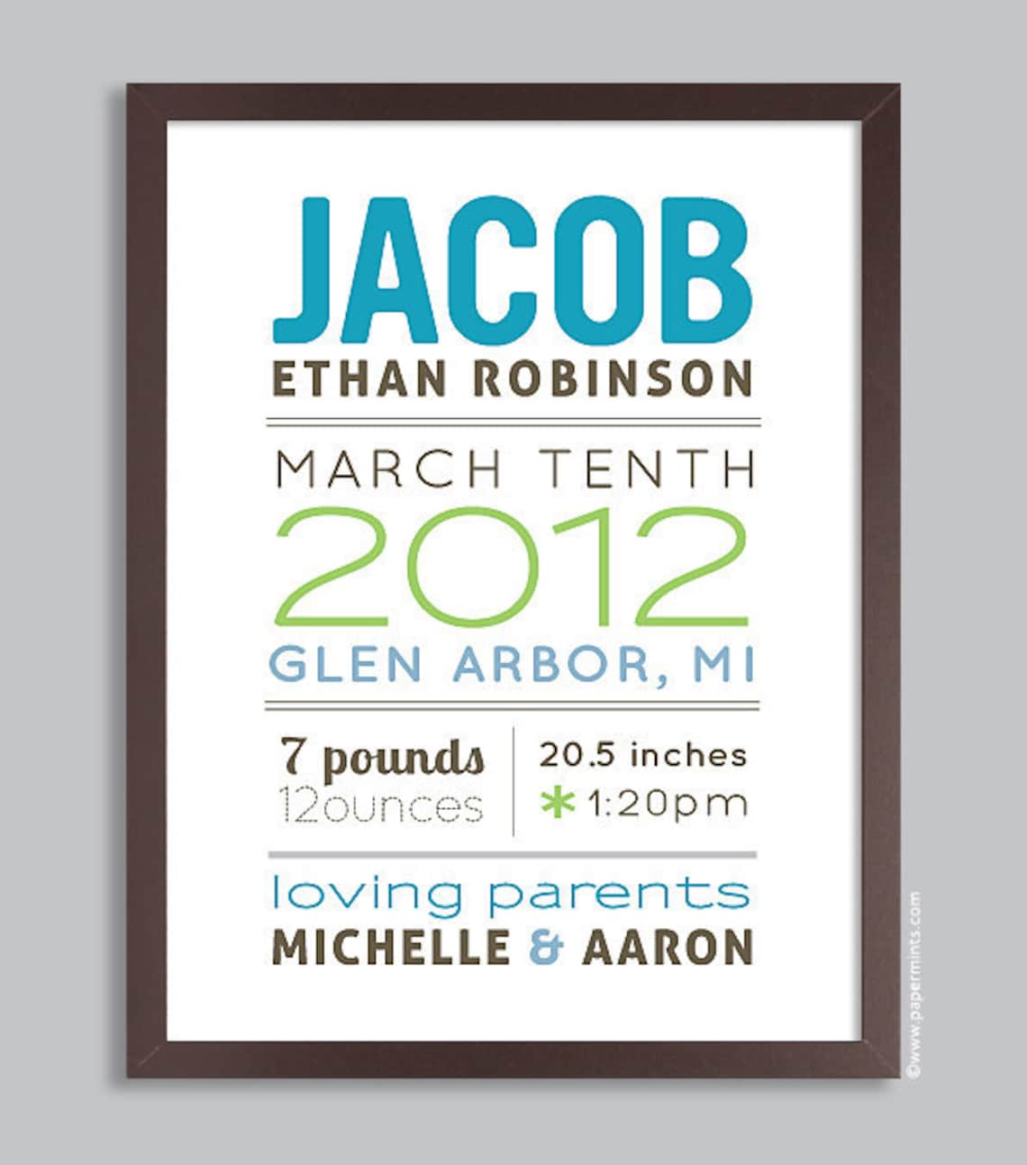 Personalized Baby Name Print Baby Nursery Wall Art baby Name Etsy