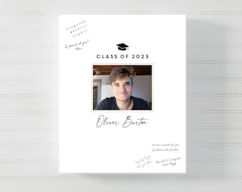 Graduation Guest Book Alternative, Class of 2026, Guestbook Sign, Graduation Signature Sign, Grad Alternative, Graduate Party Decor