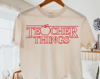 Teacher Things PNG | Funny Teacher Quote Shirt Design | Teacher Life Sublimation File | Back to School | Digital Download