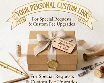 Custom Order Top-Up Fee / Price Adjustment - Please Contact Me Before Purchasing!