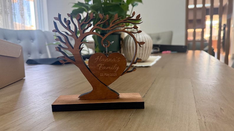 Personalized Family Tree Wood Sign | Custom Names Plaque | Family Gift ...