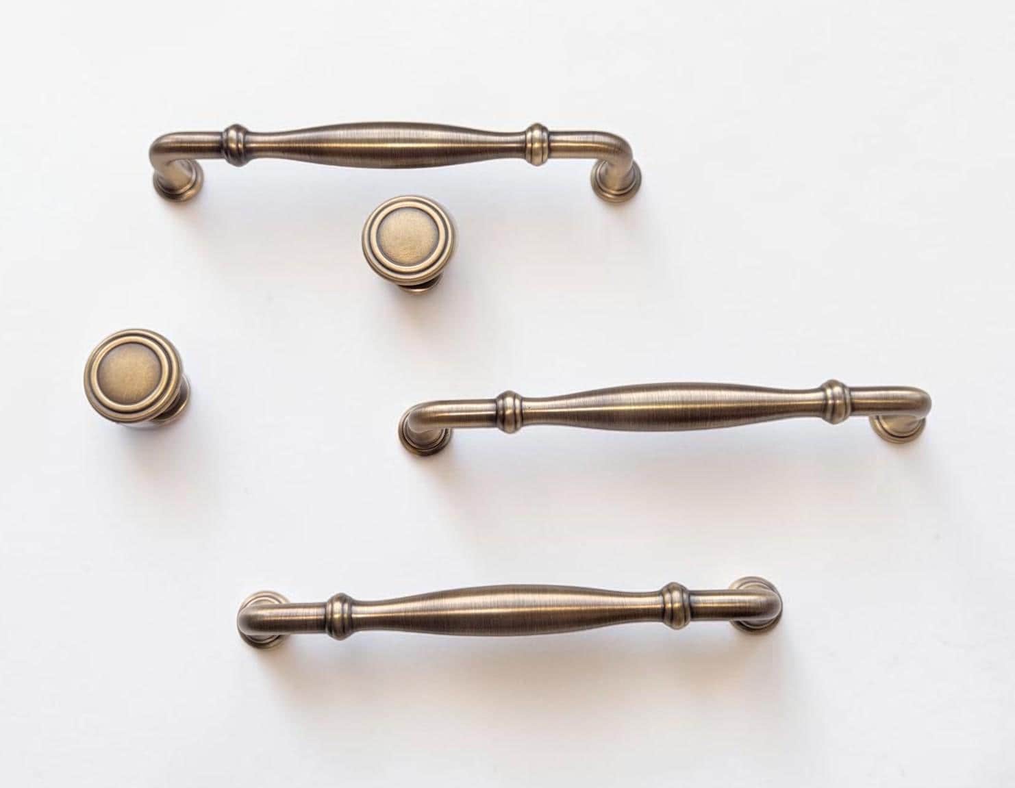Aged Brass Cabinet Pulls | Furniture Hardware for Kitchen | Home Decor ...