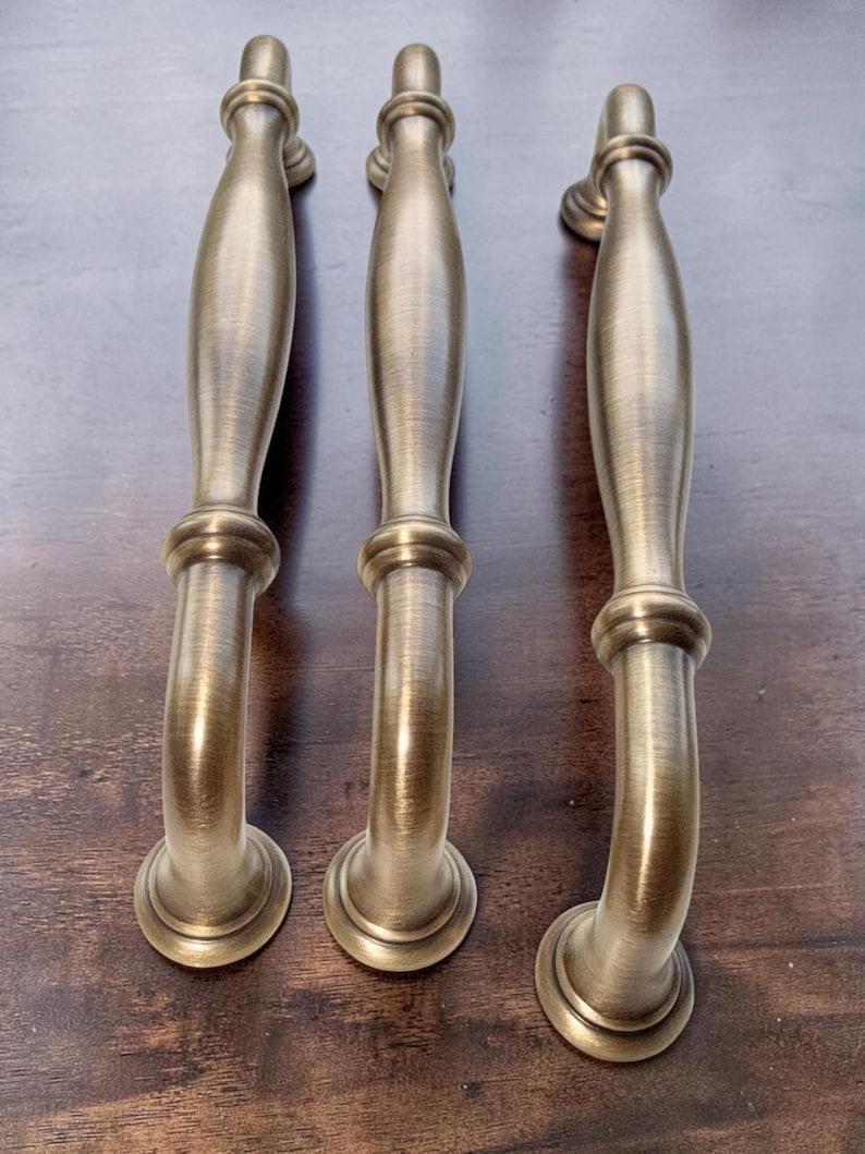 Aged Brass Cabinet Pulls | Furniture Hardware for Kitchen | Home Decor ...