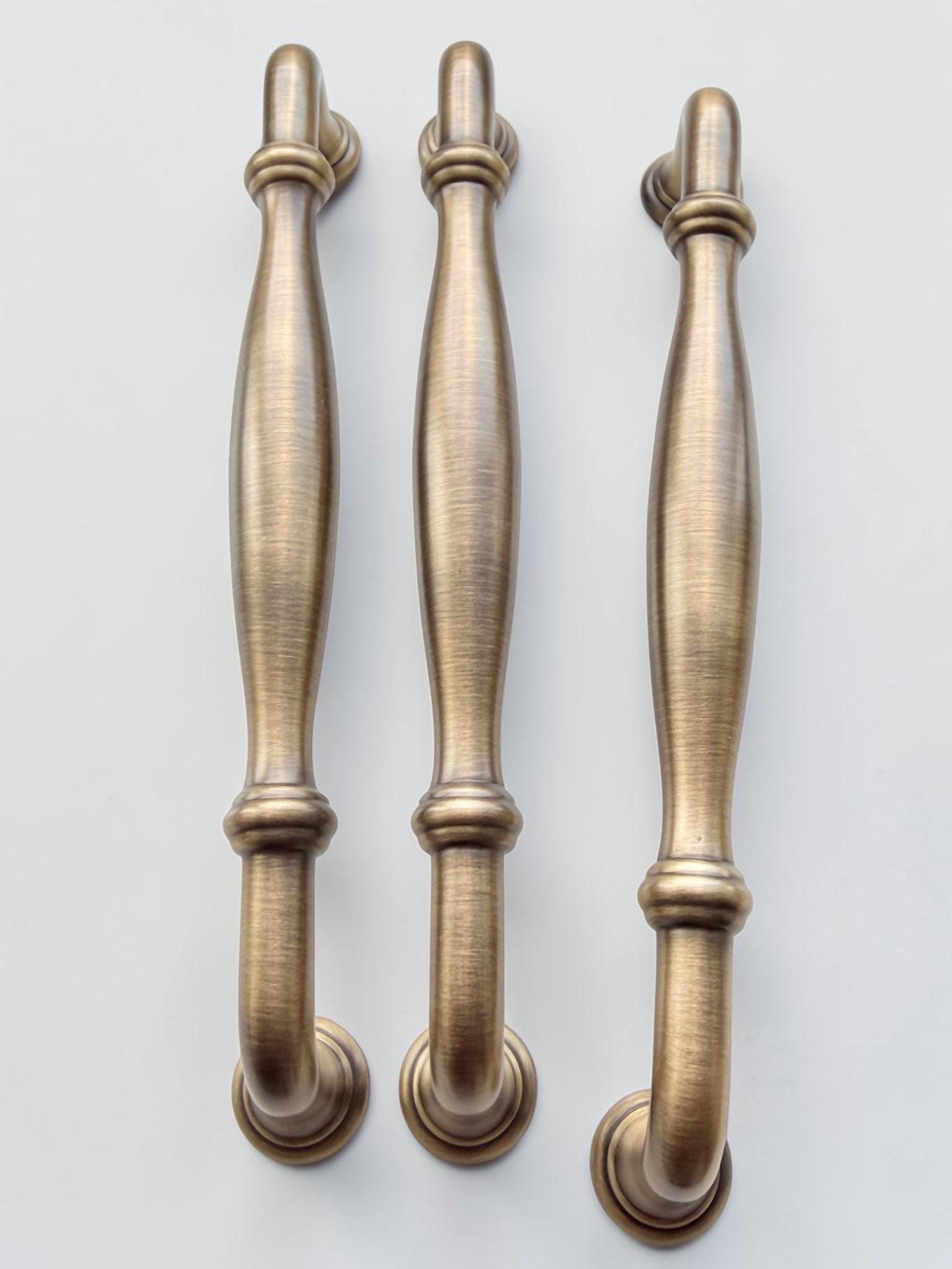 Aged Brass Cabinet Pulls | Furniture Hardware for Kitchen | Home Decor ...