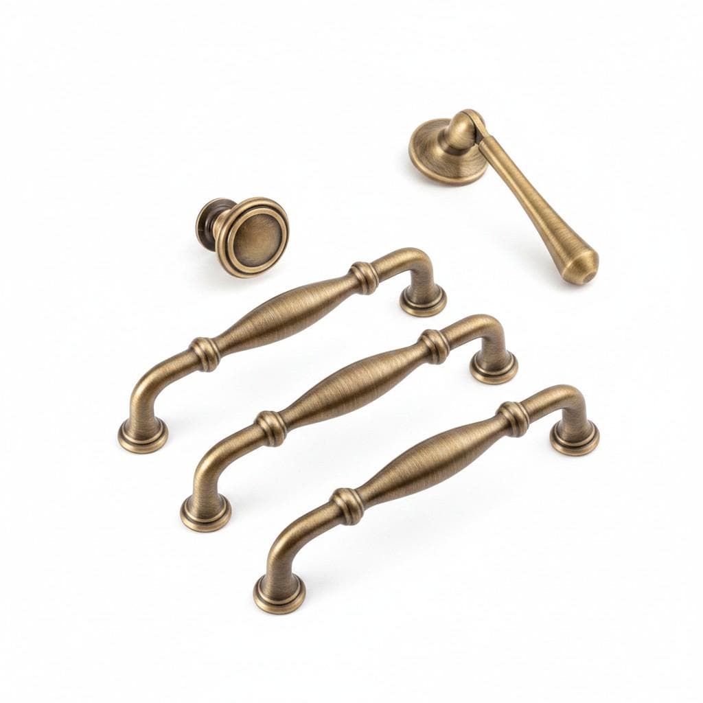 Aged Brass Cabinet Pulls | Furniture Hardware for Kitchen | Home Decor ...