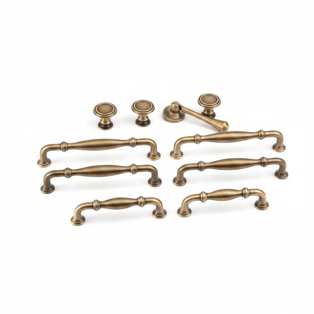 Aged Brass Cabinet Pulls | Furniture Hardware for Kitchen | Home Decor ...