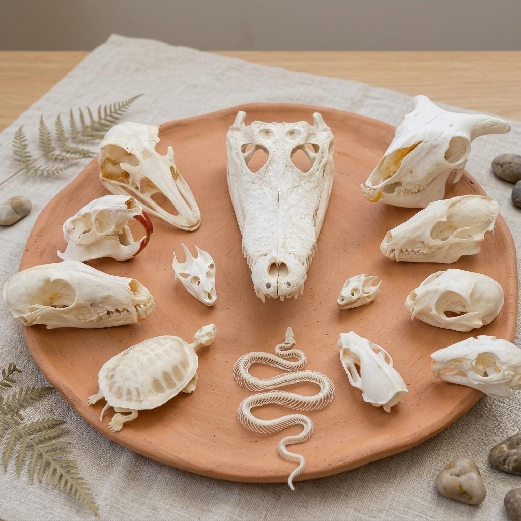 Animals' Apawthecary Skullcap 29ml 2本セット Real Animal Skull Taxidermy Collection- Natural Osteology Specimen