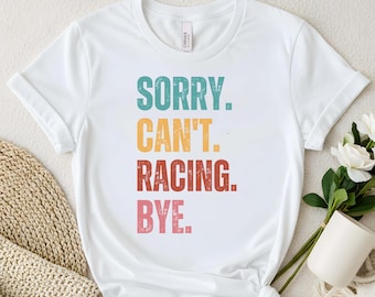 Rolig racingtröja, retro racerbil, motorsportfan-gåva, vintage racinggrafik