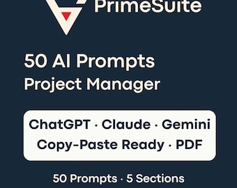50 AI Prompts for Team Leads • ChatGPT and Claude Ready • Copy-Paste PDF • 5 Sections