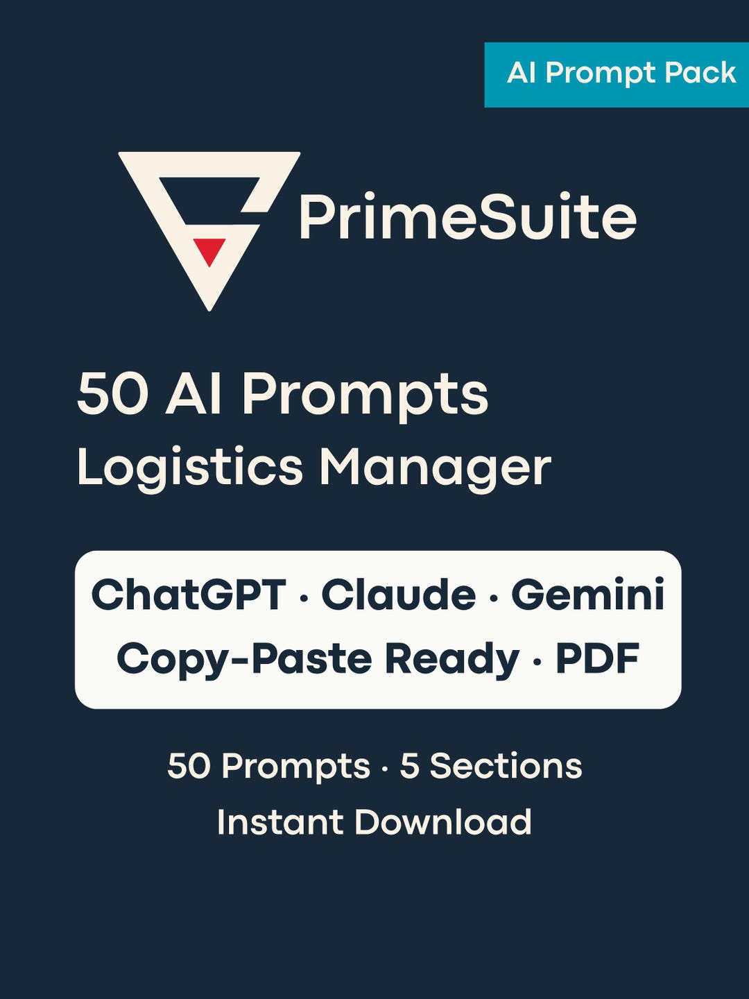 50 AI Prompts for Logistics Managers • Chatgpt & Claude Ready • Copy ...