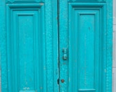 antique pediment windows salvage windows,chippy aqua window panels,hand carved window panels,architectural windows,decorative wall art