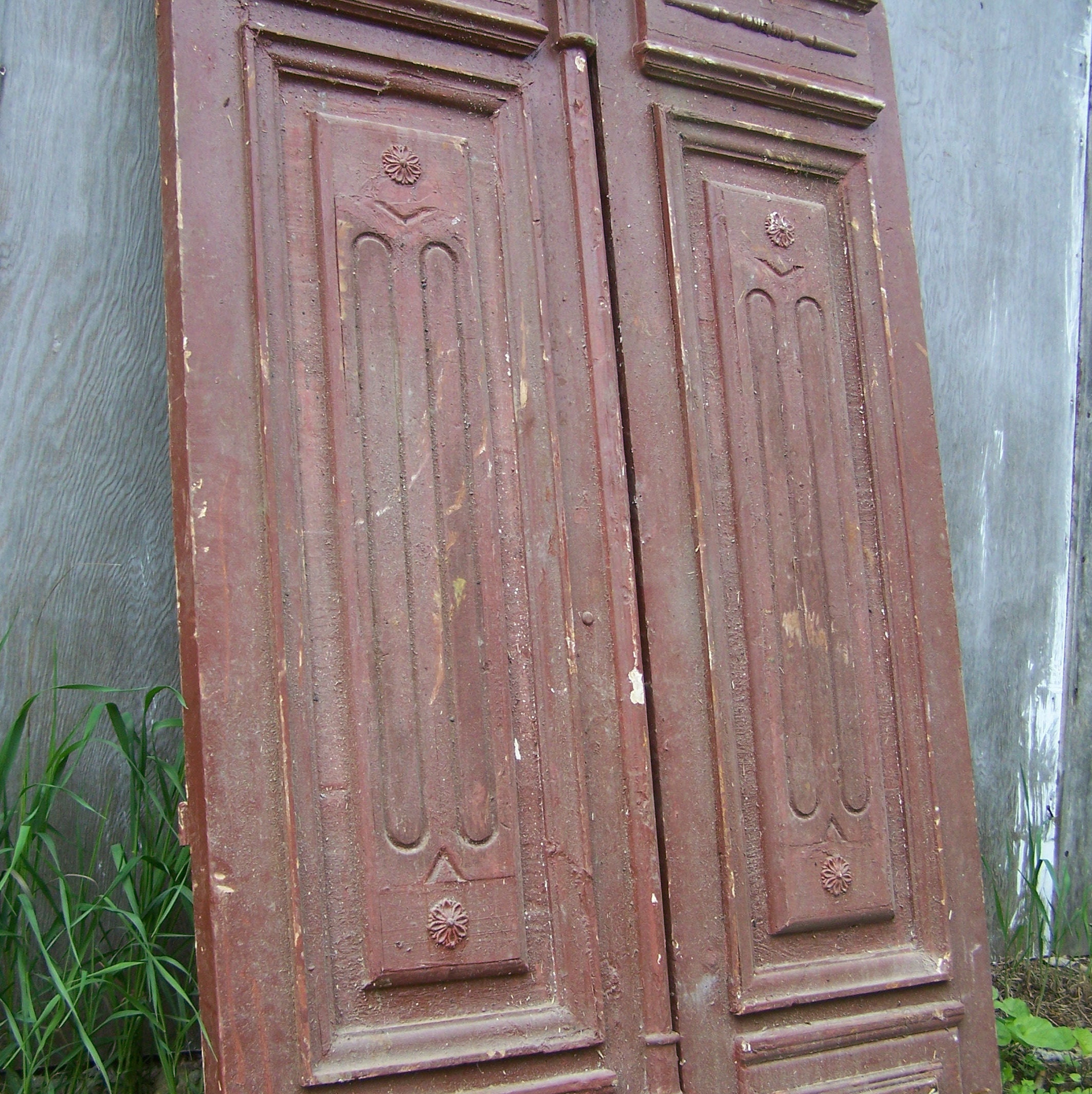 Ventanas de frontón antiguas ventanas de salvamento de par | Etsy