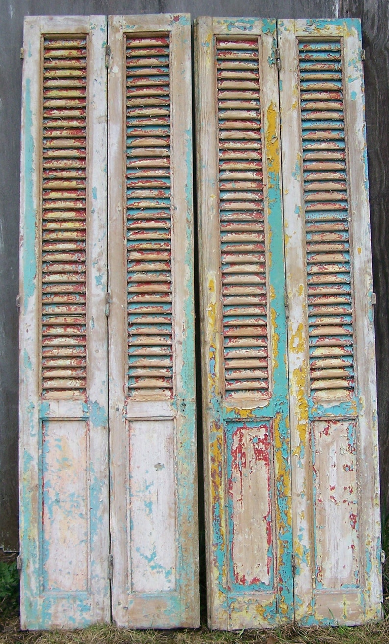 vintage wood shutters