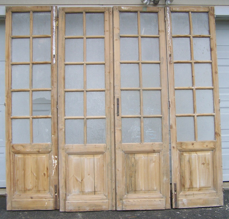 Tall rustic vintage doors