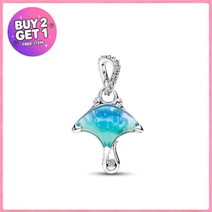 F*h様 Pandora Manta Ray Dangle Charm スターリ Pandora Manta Ray