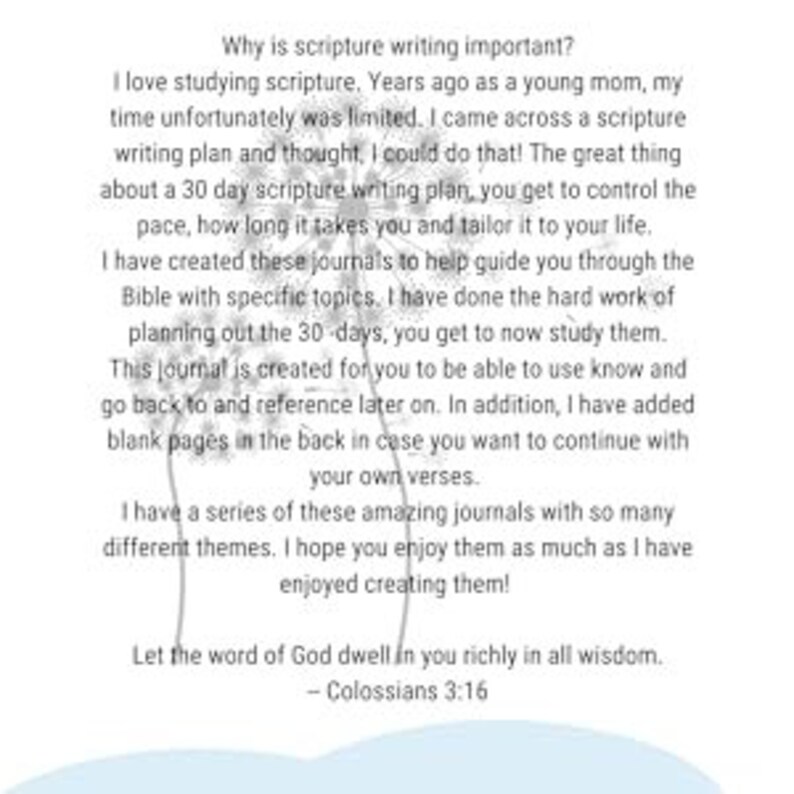 30-day Anxiety Scripture Writing Journal | Guided Scripture Journal ...