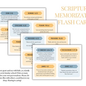 Schrift Memory Karten | Familie Glaube | Sonntagsschule Ressourcen | Ressourcen für Kinder und Erwachsene | Bibelstellen Schriftstellen
