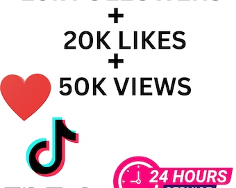 Ottieni 10.000 follower TikTok Premium + 20.000 like + 50.000 visualizzazioni + (50.000 visualizzazioni come bonus) - Consegna rapida, sicura e immediata - Il più venduto!