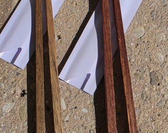 Handgemaakte houten eetstokjes – elk uniek, duurzame cadeauset, Japanse stijl