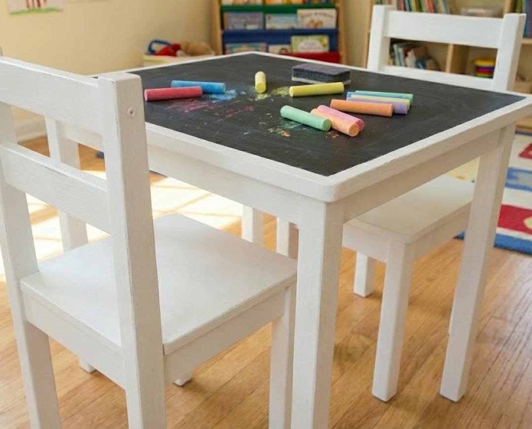 Kids Table and Chairs Plan Woodworking Plans, DIY Plans, Kids Activity ...