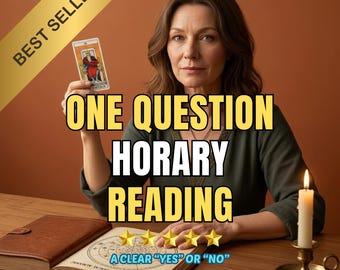 One Question Horary Reading | Accurate Clarity | Intuitive Energy Reading