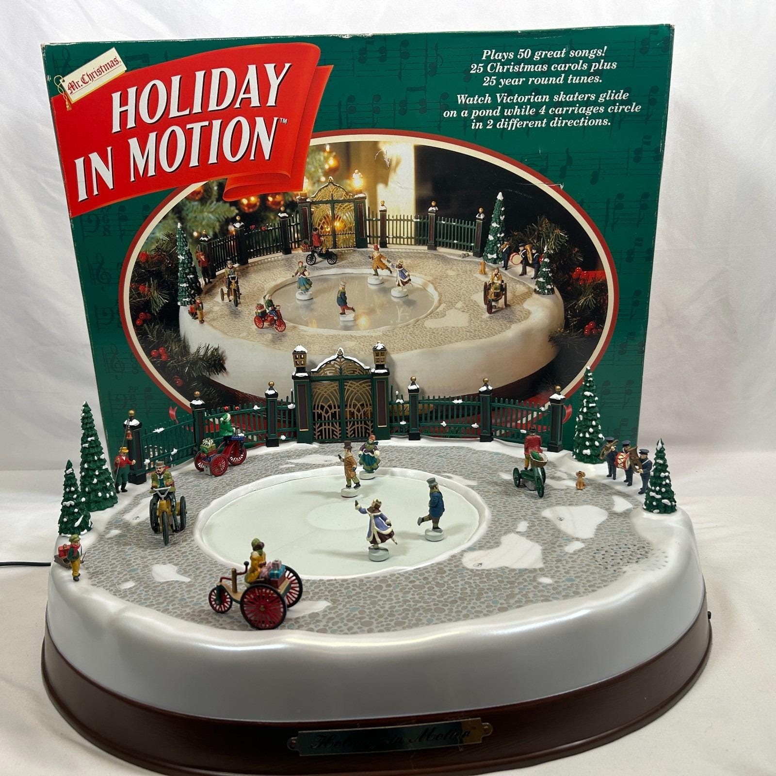 Mr Christmas Ice Skaters - Etsy