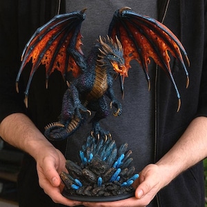 Dragon STL File – Fantasy Model for 3D Printing | Commercial License