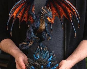 Dragon STL File – Fantasy Model for 3D Printing | Commercial License