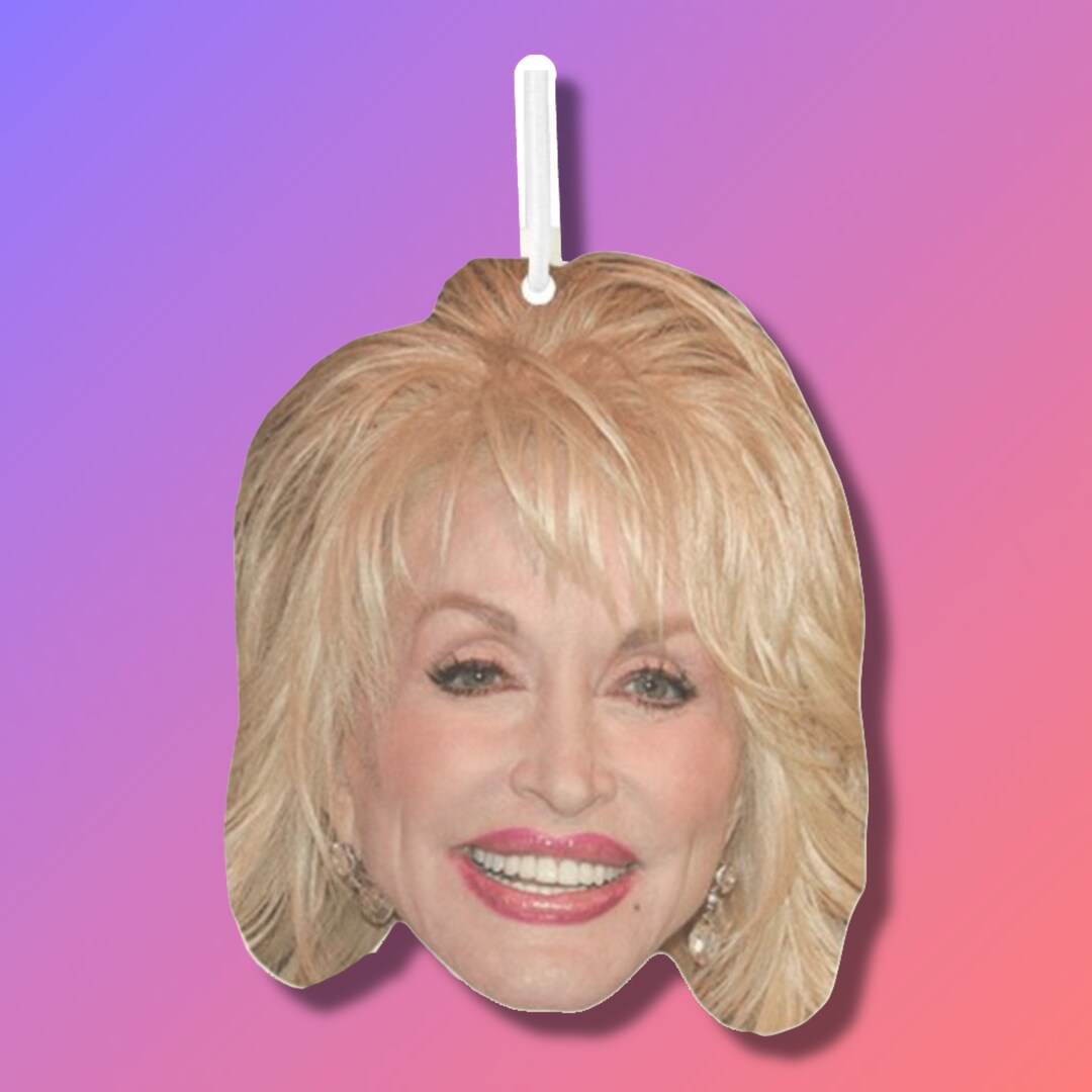 Dolly Parton Inspired Face Car Air Freshener Ornament Free Etsy