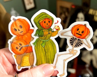 Over the Garden Wall || Pottsfield Denizens 3 inch Stickers Pottsfield || Don Your Vegetables