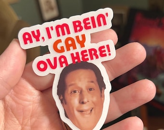 AY I'm Bein' Gay Ova Here! || Gay Pride 'What We Do in the Shadows' Sean 3-Inch Vinyl Sticker