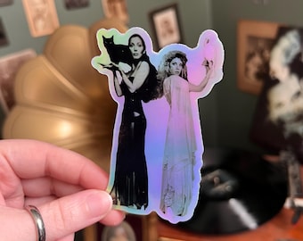 Cher & Stevie || Fanart Edit || Witchy Women || inspired 4 inch Holographic Sticker
