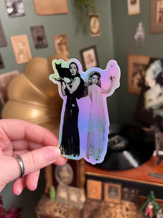 Cher & Stevie || Fanart Edit || Witchy Women || inspired 4 inch Holographic Sticker