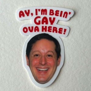 TWO Ay I’m Bein Gay Ova Here What We Do in the Shadows Sean Pride 3 inch Sticker