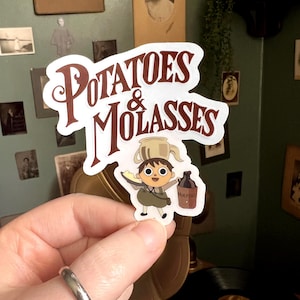 Potatoes and Molasses Greg Stickers from Over the Garden Wall