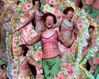 Nicole Kidman’s Divorce Euphoria 3x3.5 inch vinyl glitter sticker