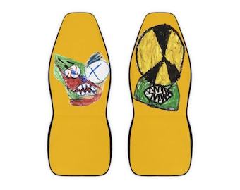 Diseño único de fundas para asientos de coche para niños de 6 años.