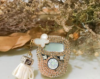 Luxury Hand-Decorated Digital Tasbih Led Alarm – Crystal Prayer Counter